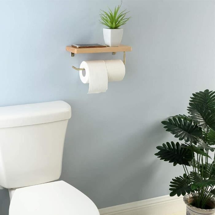 Accessoire Wc Hygienique Mural Laiton Massif Salle Bain Porte Papier Toilette Cdiscount Bricolage