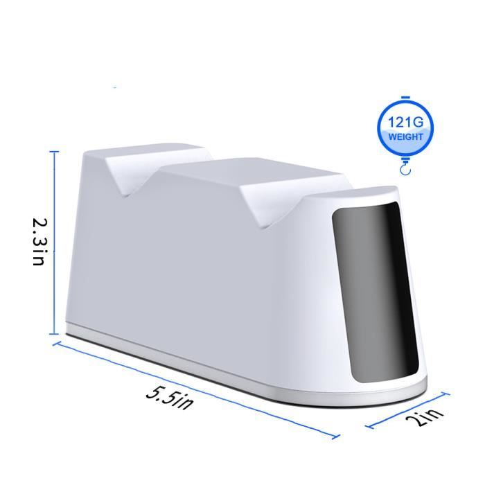 RGB Chargeur Manette PS5, Station de Chargement Compatible avec