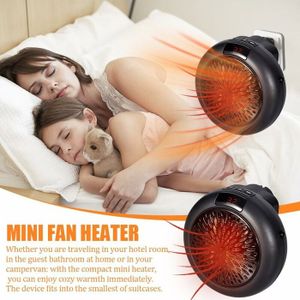 Ventilateur Et Chauffage 3 En 1 – Silencieux, Anti-basculement, Pour Bureau, Chambre Ou Salle De Bain