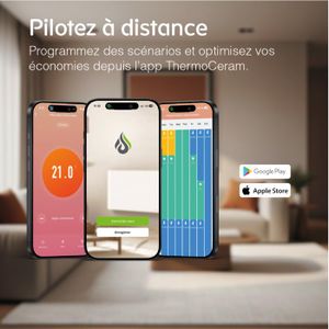 Radiatur élctriqu fix à inrti sèch céramiqu 2000W Bsthrm TANIN horizontal blanc au millur prix Radiatur élctriqu fix à inrti sèch céramiqu 2000W Bsthrm TANIN horizontal blanc au millur prix