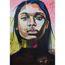 LB23680 Femme Portrait affiche modulaire toile peinture nordique abstraite  fille africaine décor à la maison photos imprimé mur Art - Achat / Vente  tableau - toile - Cdiscount