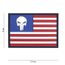 Patch 3D PVC Punisher Drapeau France Cosplay Airsoft Camouflage