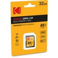 KODAK UHS1 U1 Premium Carte mémoire SDHC - 32 GB-0