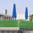 neu.haus clôture en feuillage (100 x 300 cm) protection contre les regards - protection visuelle pour balcon - protection contre-0