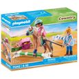 PLAYMOBIL - 71242 - Country - Cavalière et cheval avec monitrice-0