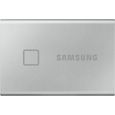 SAMSUNG SSD externe T7 Touch USB type C coloris argent 500 Go-0
