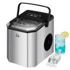 BALOVEBY Machine à Glaçons, 120W Ice Maker, 9 Glaçons en 6 Minutes, 12kg / 24 h, Auto-Nettoyage, Avec Pelle à Glace et Panier
