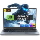 VANWIN PC portable-NVIDIA GeForce MX330-Intel Alder Lake N95(4 cœurs/4 threads)-16Go RAM DDR4 512Go SSD-Windows 11 PRO-Ordinateur Portable