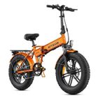 ENGWE EP-2 BOOST - Vélo électrique Pliable 20" - Batterie 48V 13Ah - Autonomie 100km - Avec Amortisseur avant - Fat bike, Orange