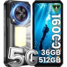 Smartphone Robuste 5G OUKITEL WP56 36GB+512GB 6.8'' FHD+ Telephone Portable Incassable Android 15 108MP 16000mAh Dual SIM/NFC Noir