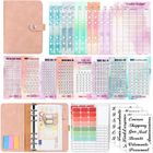 Classeur Budget A6 - WASDK - Budget Planner - Cuir PU - 10 Pochettes - 30 Catégories