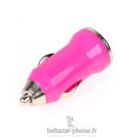 BALTAZAR PHONE Chargeur voiture fushia pour Logicom L-ement 500