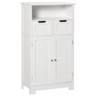 kleankin - meuble wc - Bois - 60x30x108cm - Blanc