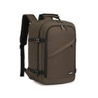 Kono Sac à Dos 40x20x25cm Sac à dos Ryanair Bagage à Main 20L pour Sous Siège Avion pour Femme Homme, Brun