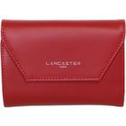 LANCAS - LANCASTER Portefeuille Lancaster Constance en cuir ref_lan39938-rouge-13*9.5*3 Rouge