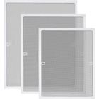 UISEBRT Moustiquaire pour Fenêtre, pour Fenêtre Patio Chambre Salon - Avec Cadre en Aluminium Sans Perçage - 100 × 120 cm - Blanc