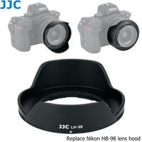 Objectif Reflex,JJC – pare soleil réversible pour objectif Nikon NIKKOR Z 24 50mm f-4 6.3, pour appareil photo Nikon Z5 Z6 Z7 Z6II