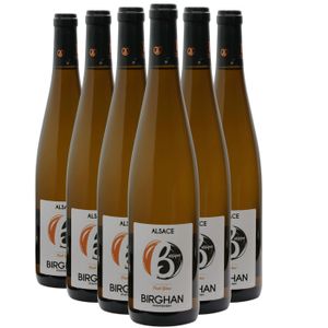 VIN BLANC Birghan Alsace Pinot Blanc Élevé en Barrique 2020 - Vin Blanc d' Alsace (6x75cl) BIO