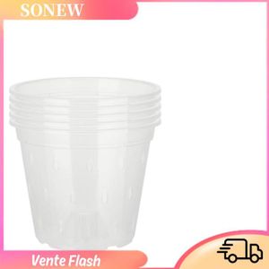 TERAPLAST Pot Orchidea 16 Cm Transparent - Cache-Pot Léger Et Résistant Pour Orchidées
