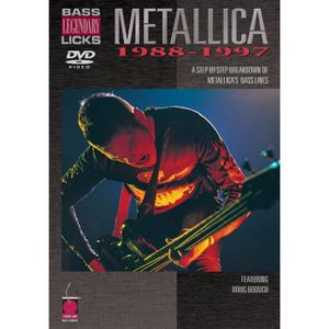 PARTITION Metallica - Bass Legendary Licks 1988-1997, de Doug Boduch - DVD Guitare basse édité par Hal Leonard