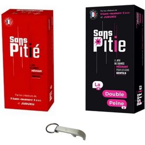 JEU SOCIÉTÉ - PLATEAU Blumie Shop Lot 2 Jeux Français sans Pitié + sans 