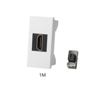 PRISE Prise de courant modulaire TV RJ45 HDMI USB série T1,153mm x 86mm,accessoires de bricolage- HDMI[E61333]