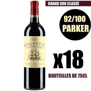 VIN ROUGE X18 Château Malartic-Lagravière 2014 75 cl AOC Pes