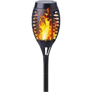 LAMPE DE JARDIN  Lumières Flamme Solaire Exterieure - 1 Pack Etanch