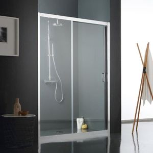 PAROIS DE DOUCHE - PORTE DE DOUCHE PORTE DE DOUCHE COULISSANTE 110 CM FLY CRISTAL TRA