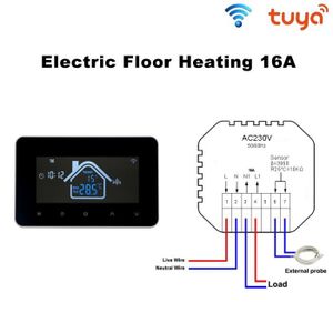 PLANCHER CHAUFFANT eau wifi - Thermostat intelligent WIFI Tuya, pour 