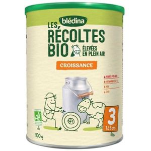 LAIT DE CROISSANCE Blédina Les Récoltes Bio Bol Brassés Framboises +6
