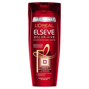 SHAMPOING LOT DE 12 - ELSEVE : Color-Vive - Shampooing soin 