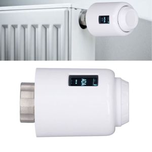 THERMOSTAT D'AMBIANCE HEG Thermostat de radiateur intelligent Smart Radiant Thermostat Valve WiFi Numérique Mode Manuel bricolage d'ambiance