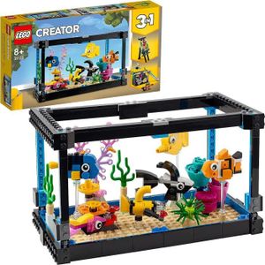ASSEMBLAGE CONSTRUCTION LEGO® Creator 3-en-1 L'aquarium (31122)