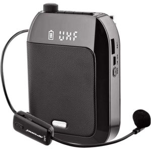 Achetez SHIDU S613 18W Amplificateur de Voix Bluetooth Sans Fil Portable  Microphone Audio Mini Haut-parleur Pour Les Enseignants de Chine