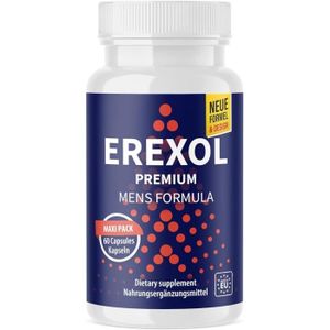 TONUS - VITALITÉ Erexol Capsules | Maxi Pack pour l'homme actif | 60 capsules par boîte 1x