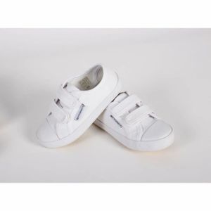 CHAUSSURES DANSE DE SALON Chaussures de gymnastique indoor en toile bébé Stanno Velcro - white - 27