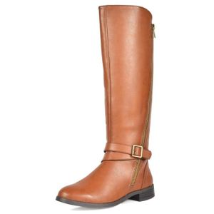 Botte Q8NO1 Knee High Fashion s d'équitation (tour de mollet large Taille 36 1 2 Botte Q8NO1 Knee High Fashion s d'équitation (tour de mollet large Taille 36 1 2