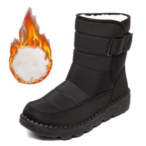 Bottines de 2025 pluie fourrées femme