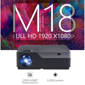 Vidéoprojecteur AUN Projecteur Full HD 1920x1080P Android 8.0 WIFI Bluetooth Vidéoprojecteur LED pour Home Cinema 4K