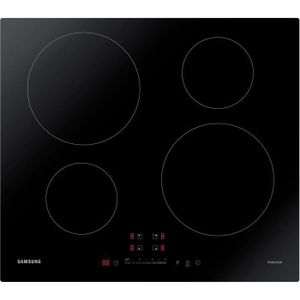 Table De Cuisson Induction Samsung 4 Zones L59 X P57 Cm Nz64m3nm1bb Ur 70 W Revetement Verre Noir Cdiscount Electromenager