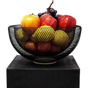 PORTE FRUITS - COUPE  Corbeille à fruits, bol à fruits, en métal noir, a