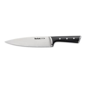 Tefal - Couteau en acier inoxydable santoku COMFORT 12,5 cm chrome/noir