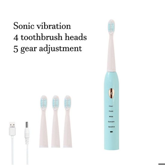 Lot De 5 Manches Rechargeables Lamazuna Pour Brosse à Dents - Écologique, Multicolore