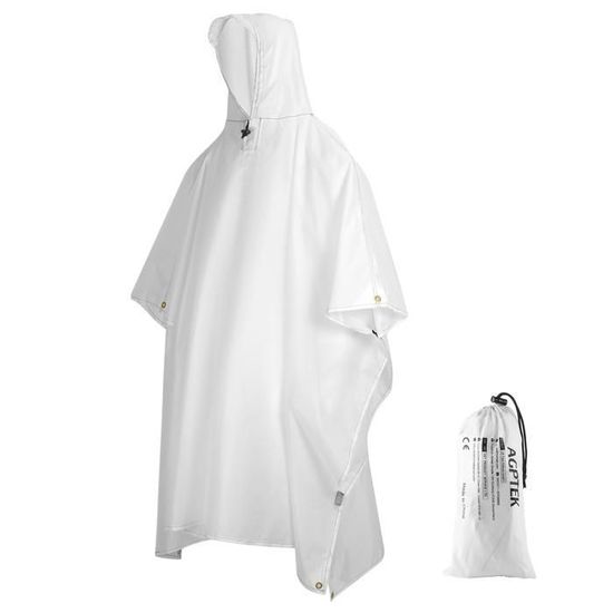 Poncho Pluie Réutilisable EVA | Imperméable Unisexe | Pour Randonnée Vélo Camping
