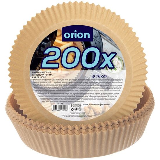 Papier Cuisson Rond Pour Airfryer - 200 Feuilles Ø26 Ou 30 Cm, Résistant à La Chaleur 260°C, Naturel Non Blanchi
