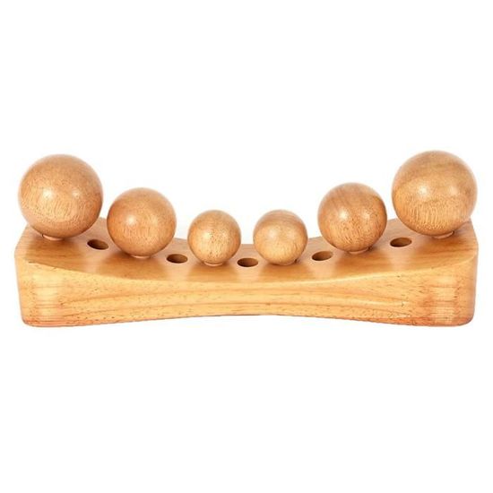 Masseur De Drainage Lymphatique En Bois, Outil De Massage
