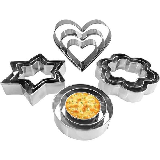 Set De 5 Emporte-pièces étoiles 5 Branches En Polyglass Pro