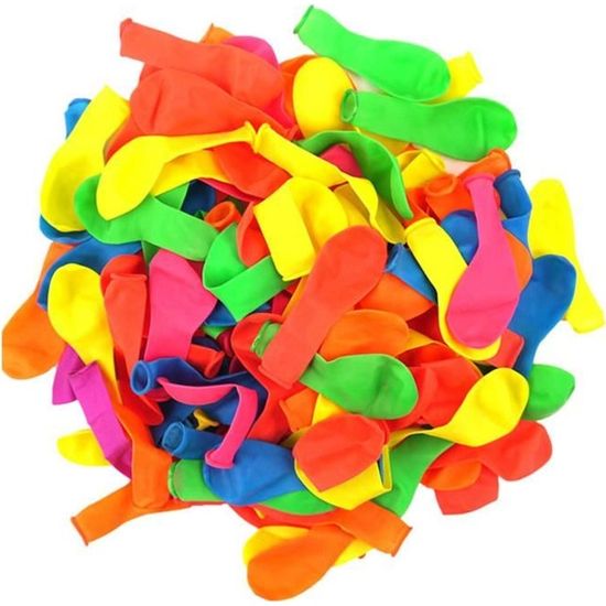 200 Bombes à Eau – Ballons Pour Jeu D’eau – Multicolores – Conforme Normes UE – Idéal été, Enfants, Fêtes