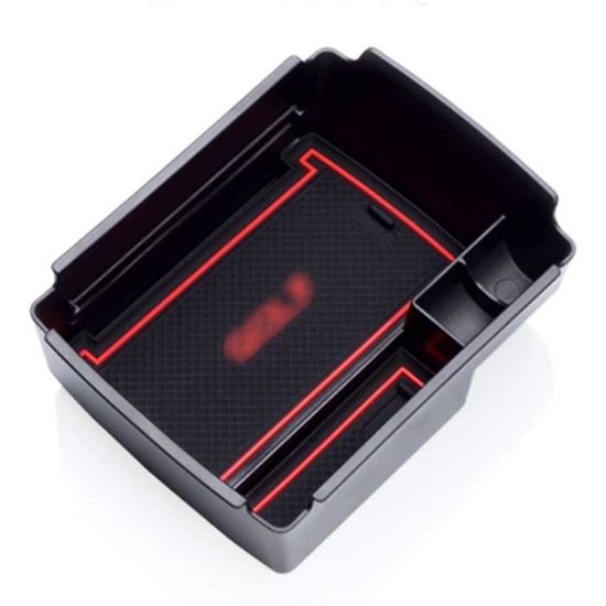 Boîte De Rangement Pour Accoudoir Central Skoda Elroq EV 2025-2027 - Avec Tapis Antidérapant, ABS